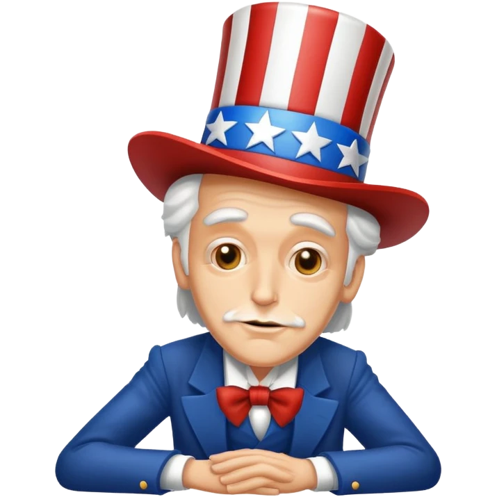 uncle sam laying down emoji