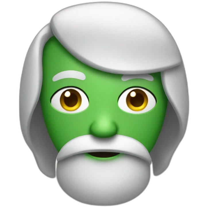 Poulpe vert emoji