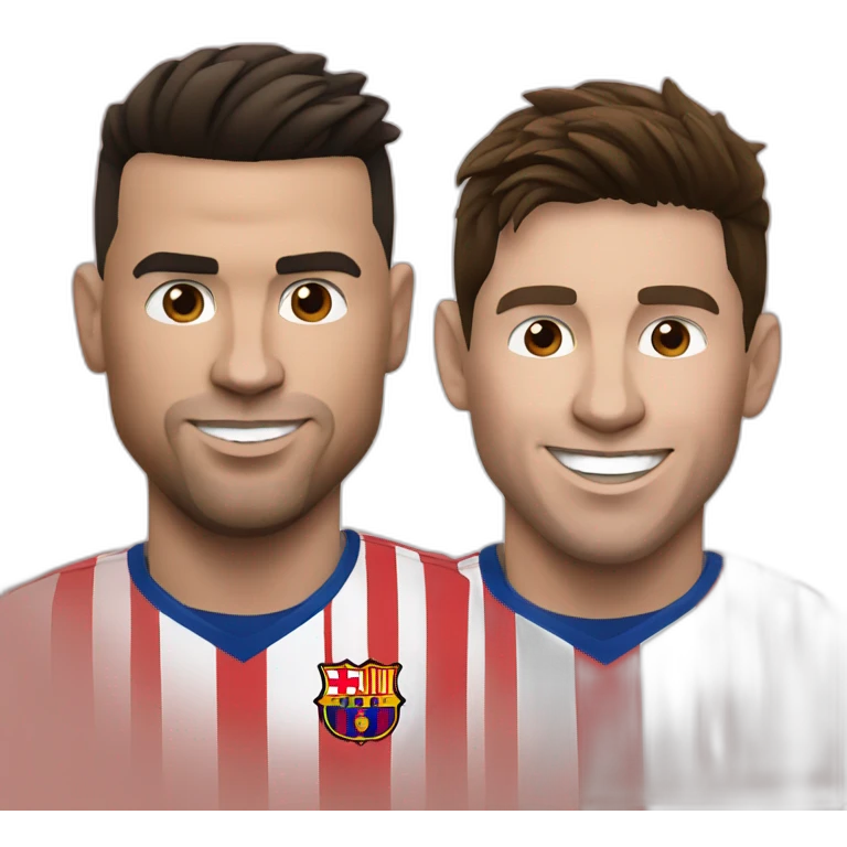 Ronaldo and messi emoji