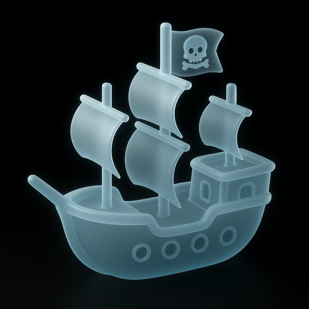 pirate ship emoji