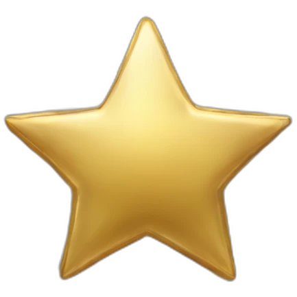 Gold Star burst emoji