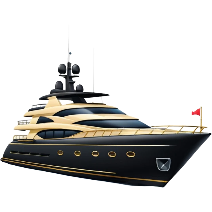 black yacht emoji