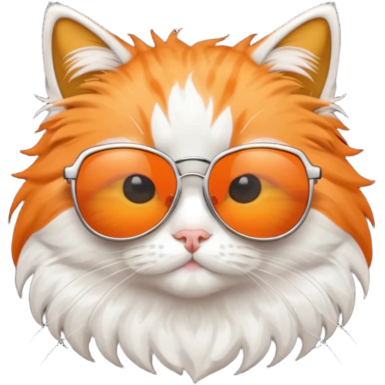 gatto con occhiali da sole  emoji