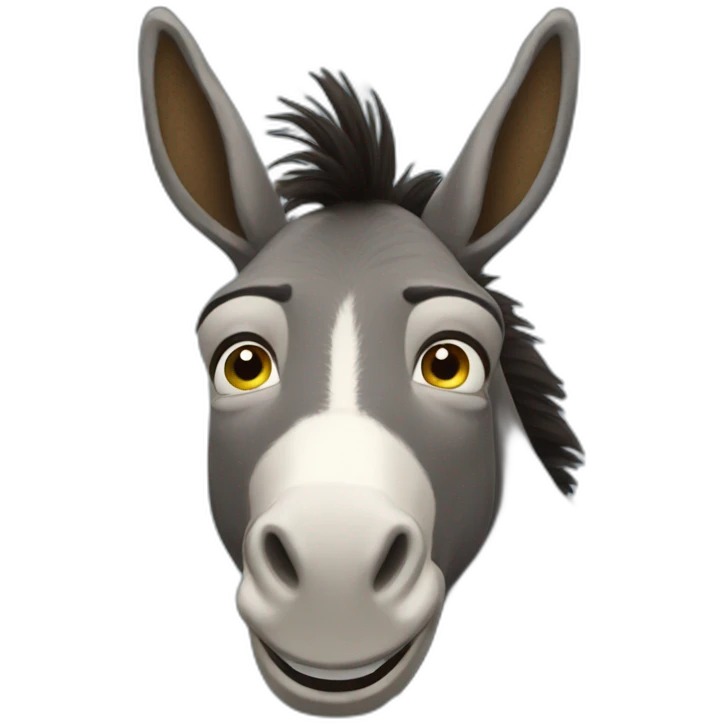 Donkey from shrek emoji
