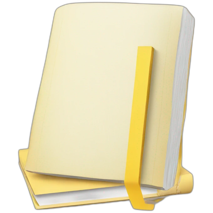book with sticky notes emoji