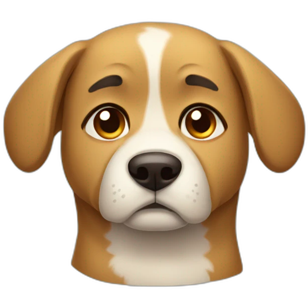 dog Shepherd sad emoji