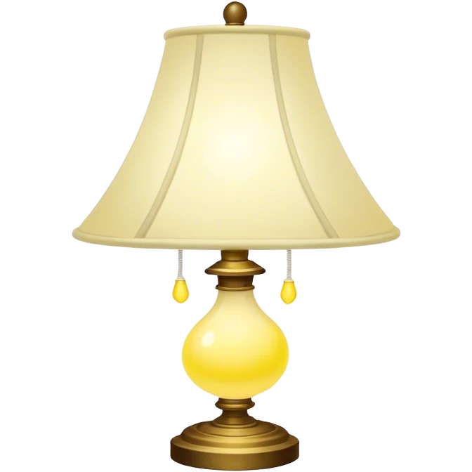 a lamp inspired by sugar cotton and lemon emoji