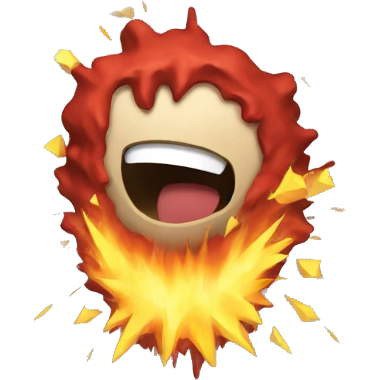 Wow explosion  emoji