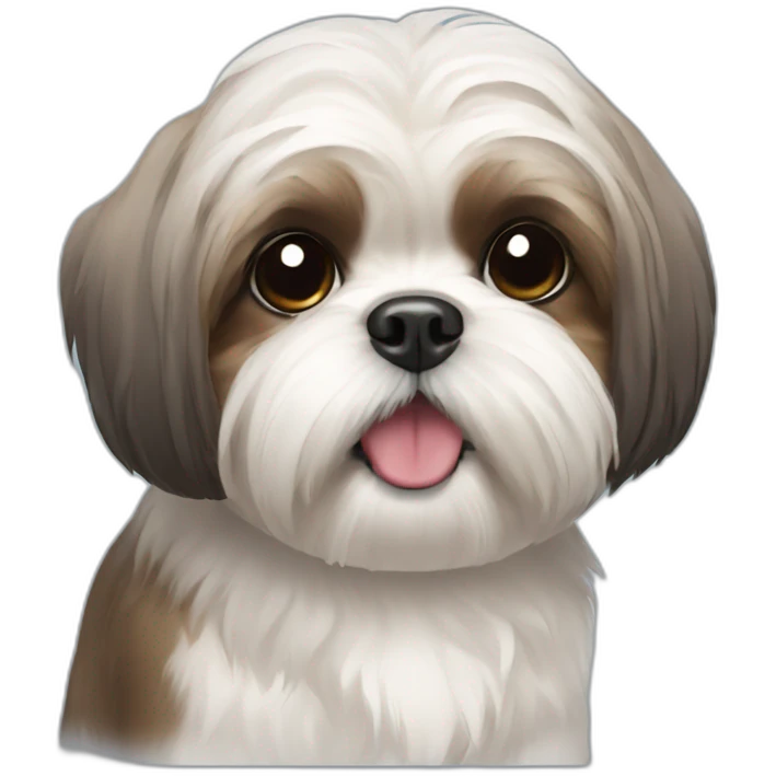 Shih Tzu dog emoji