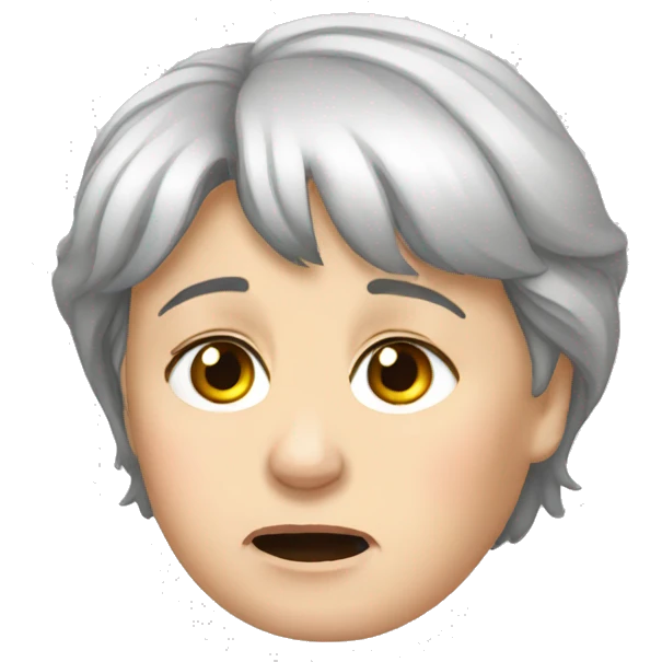 Merkel traurig emoji