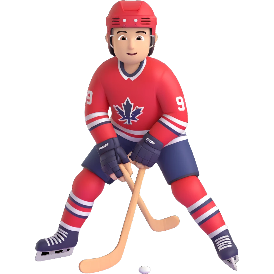 hockey man emoji