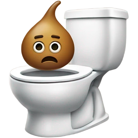 Poo with legs running away from toilet money emoji