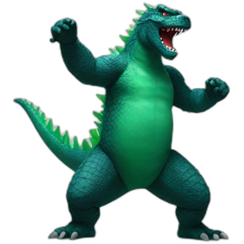 dancing godzilla emoji