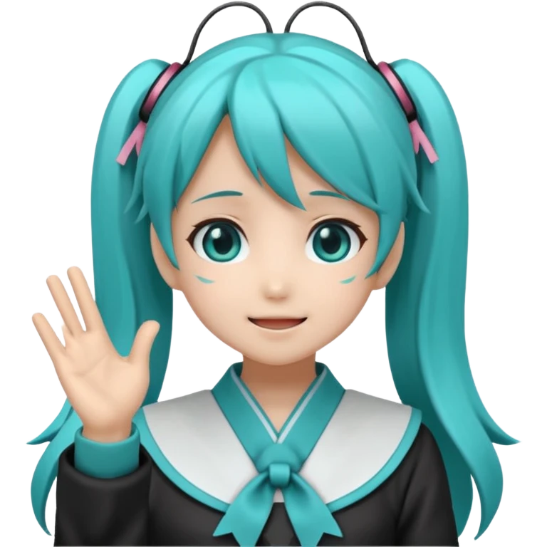 Hatsune Miku Clapping emoji