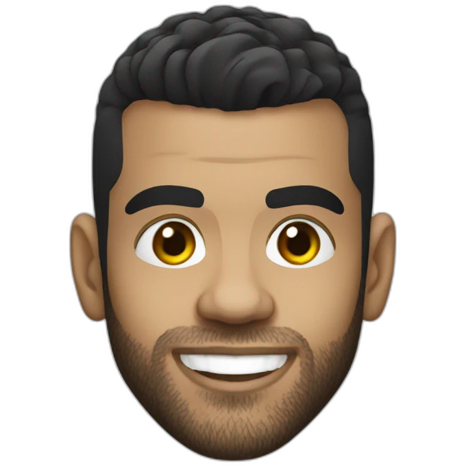 dani alves realistic football player emoji