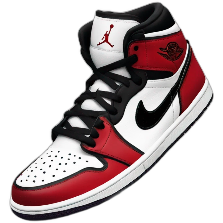 Nike Jordan one red shadow  emoji