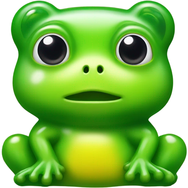 Gummy bear frog emoji