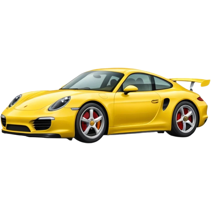 Yellow Porsche emoji