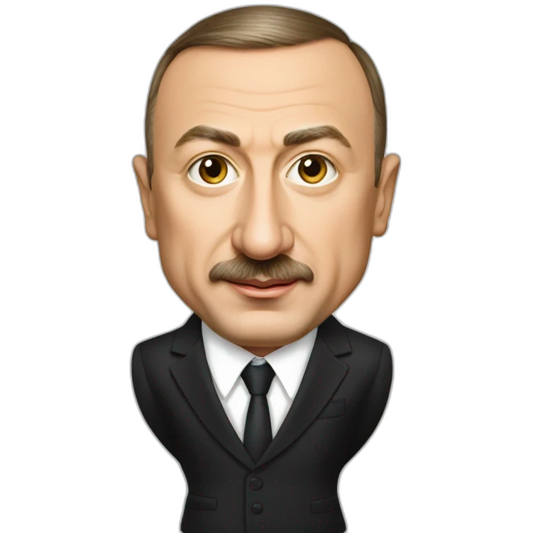 president Ilham aliyev in tango outfit emoji