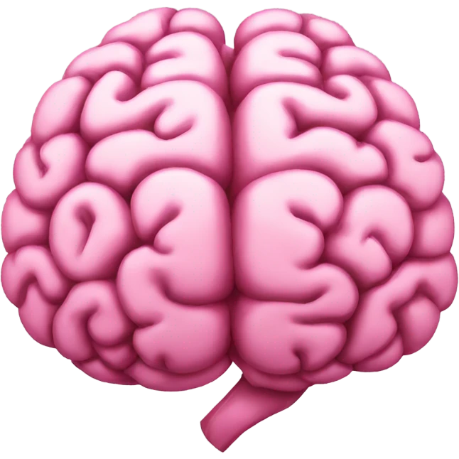 Pink Brain emoji