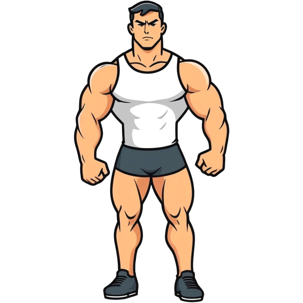 Big buff guy emoji