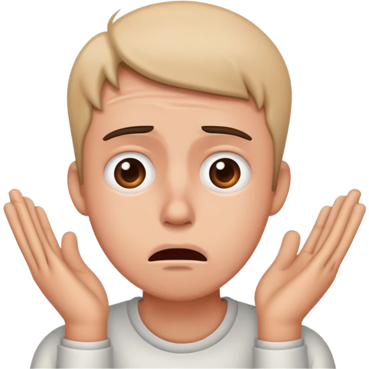 Persona desesperada emoji