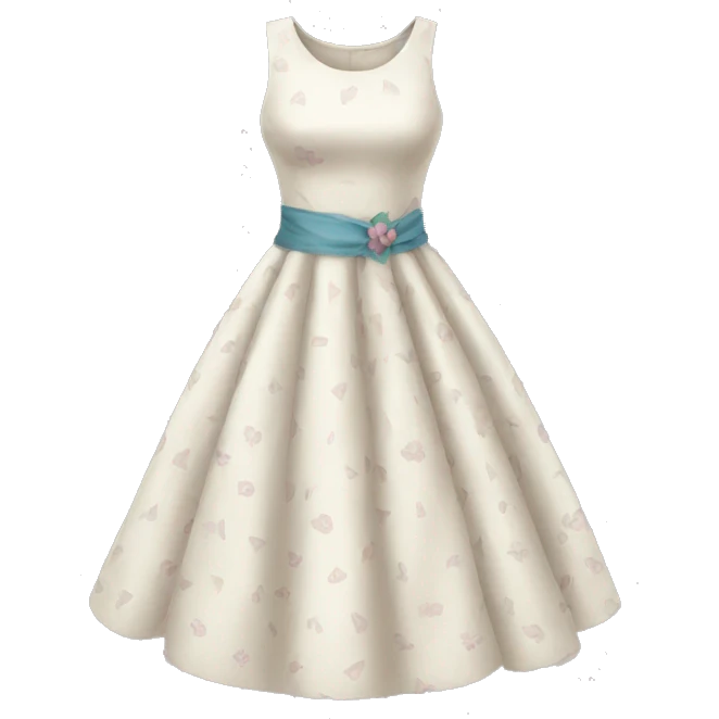lovely dress emoji