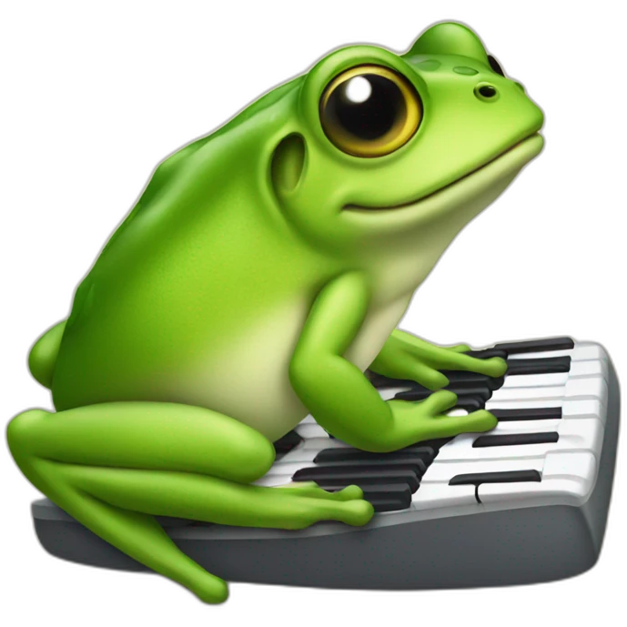 frog-with-keyboard emoji