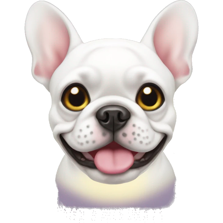 white mischief frenchie  emoji