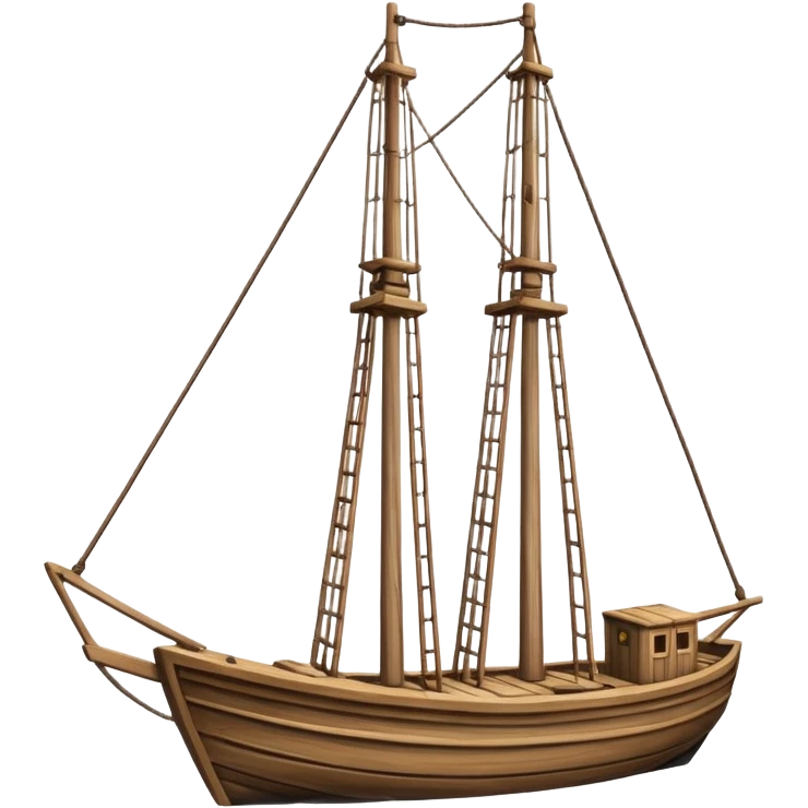 a boat mast without boat emoji