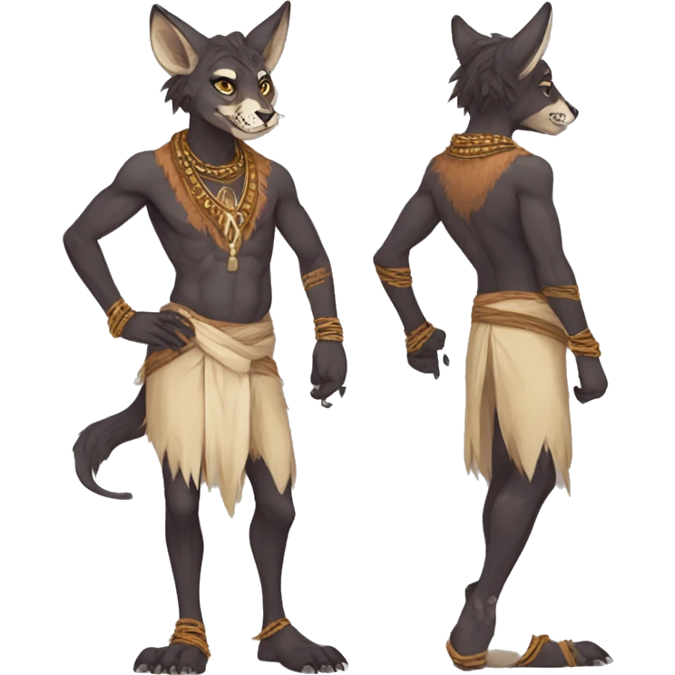 Anthro Vernid by LiLaiRa full body emoji