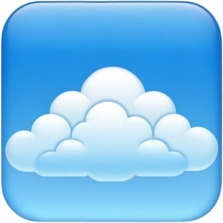 Blue sky emoji