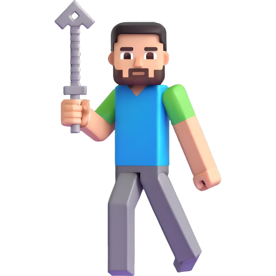Minecraft character emoji