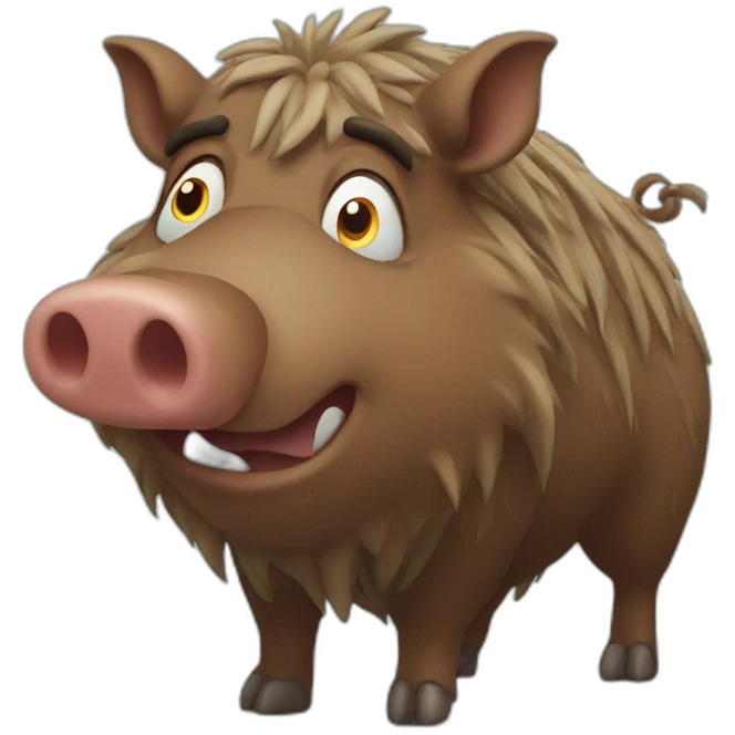 shocked boar emoji