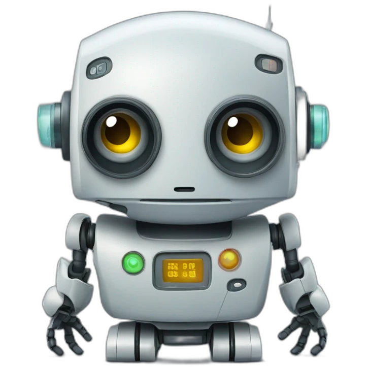 Finicial analyzer robot emoji