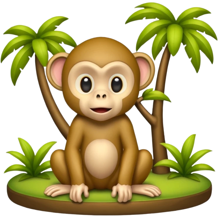 Monkey park emoji