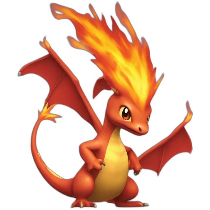 Dracaufeu pokemon emoji