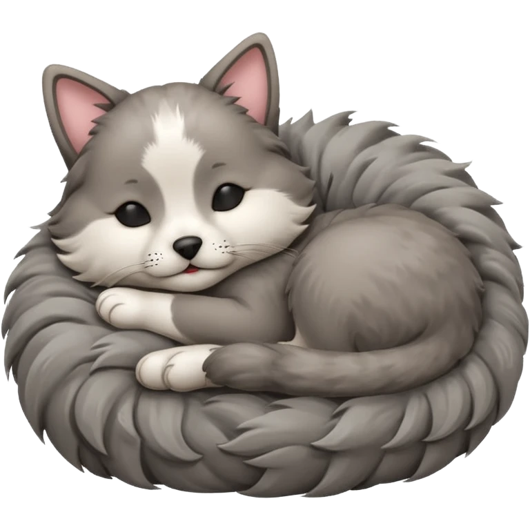 Dog as a cat emoji