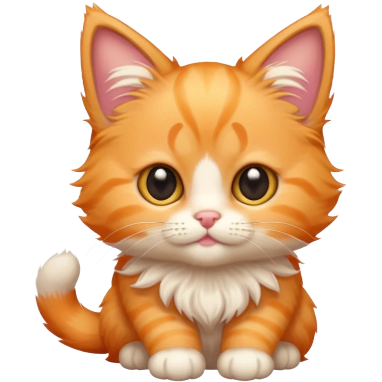 tierno gatito naranja claro  emoji
