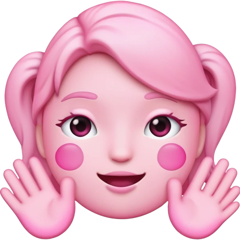 Emoji ok en couleur rose pale  emoji