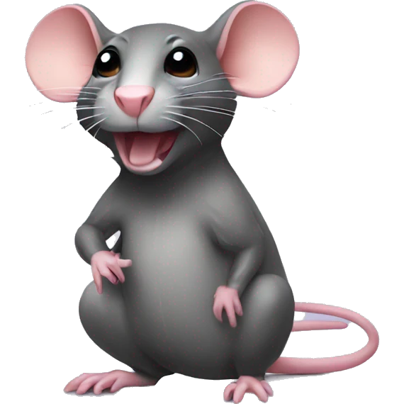 Disco rat emoji