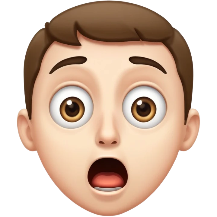 Very very surprised guy emoji