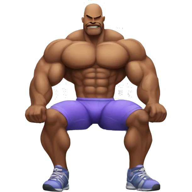 bodybuilder REST emoji