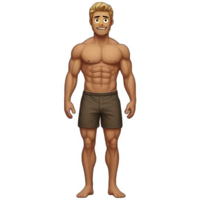 shirtless actor muscle sfw emoji