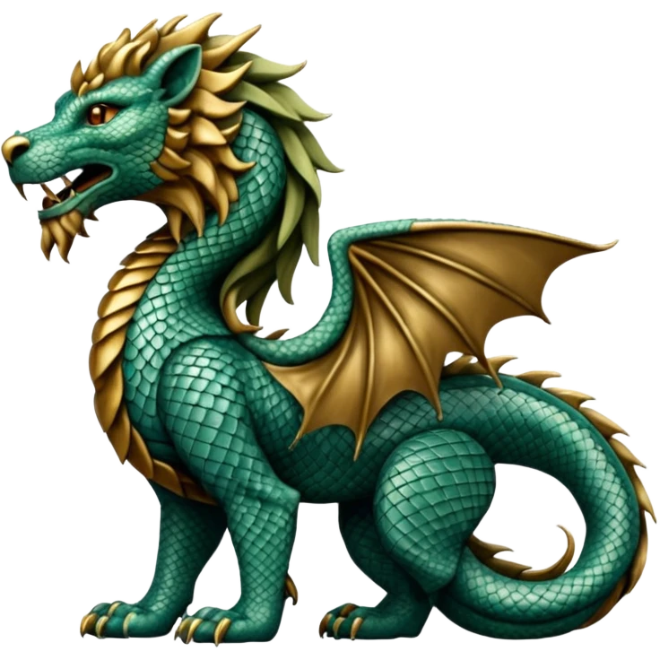 Mušḫuššu, hybrid dragon-lion, Mesopotamian myth emoji