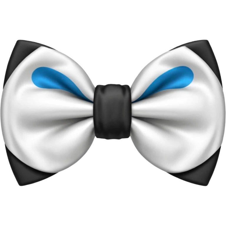 White bow tie like iPhone Emoji boetie emoji