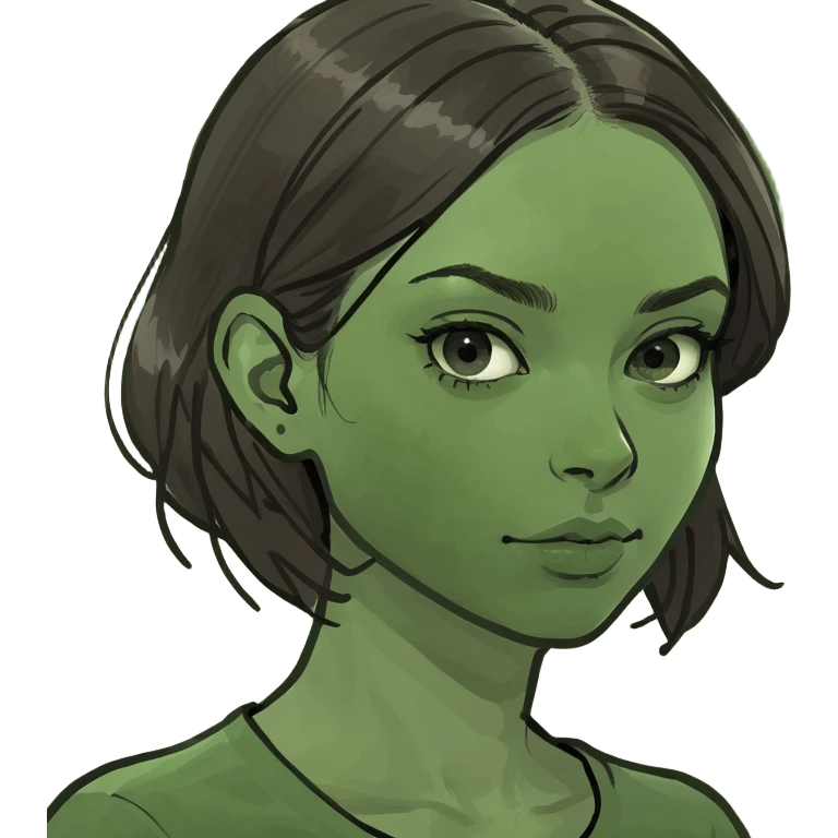 Brunette girl  emoji