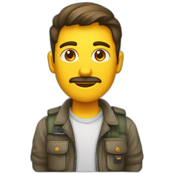 Engrenagem compasso e esquadro emoji
