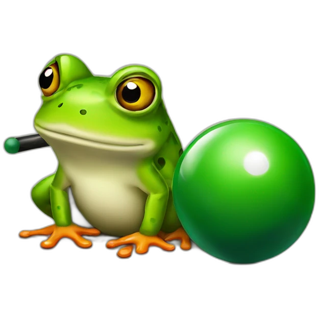 frog-billiards emoji