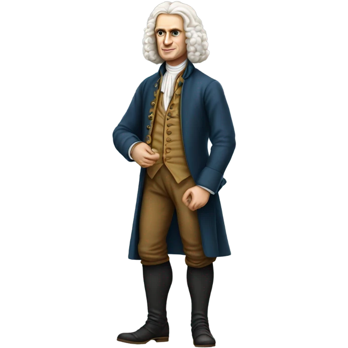 newton  full body realistic standing emoji